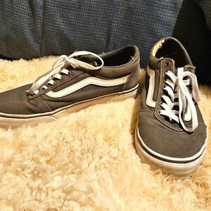 Gray And White Vans